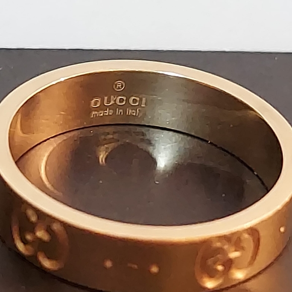 Authentic Gucci GG ICON yellow Gold Ring - Picture 5 of 8